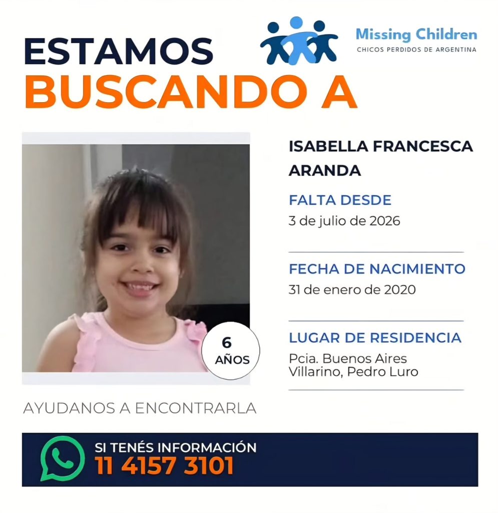 Buscan a dos hermanitas de 4 y 6 años