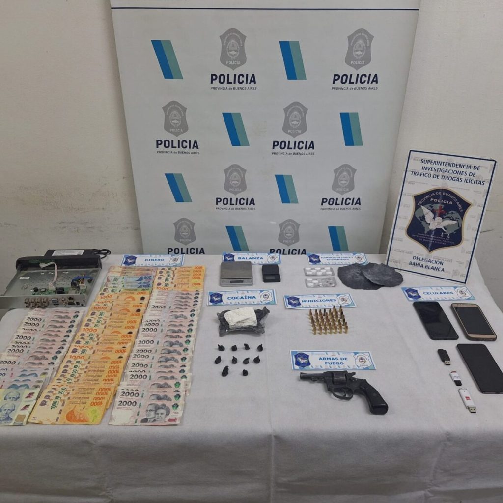Un aprehendido tras un allanamiento por venta de droga