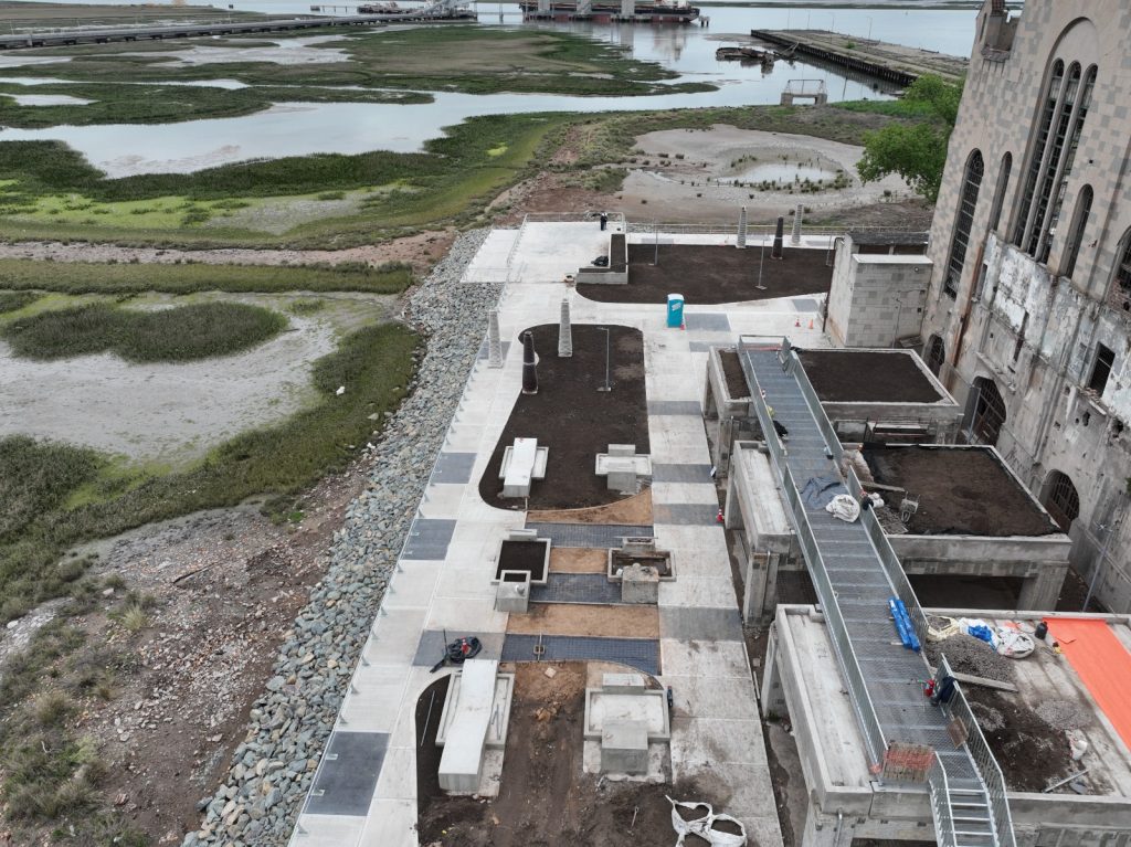 Bahía al mar: avanzan las obras en White
